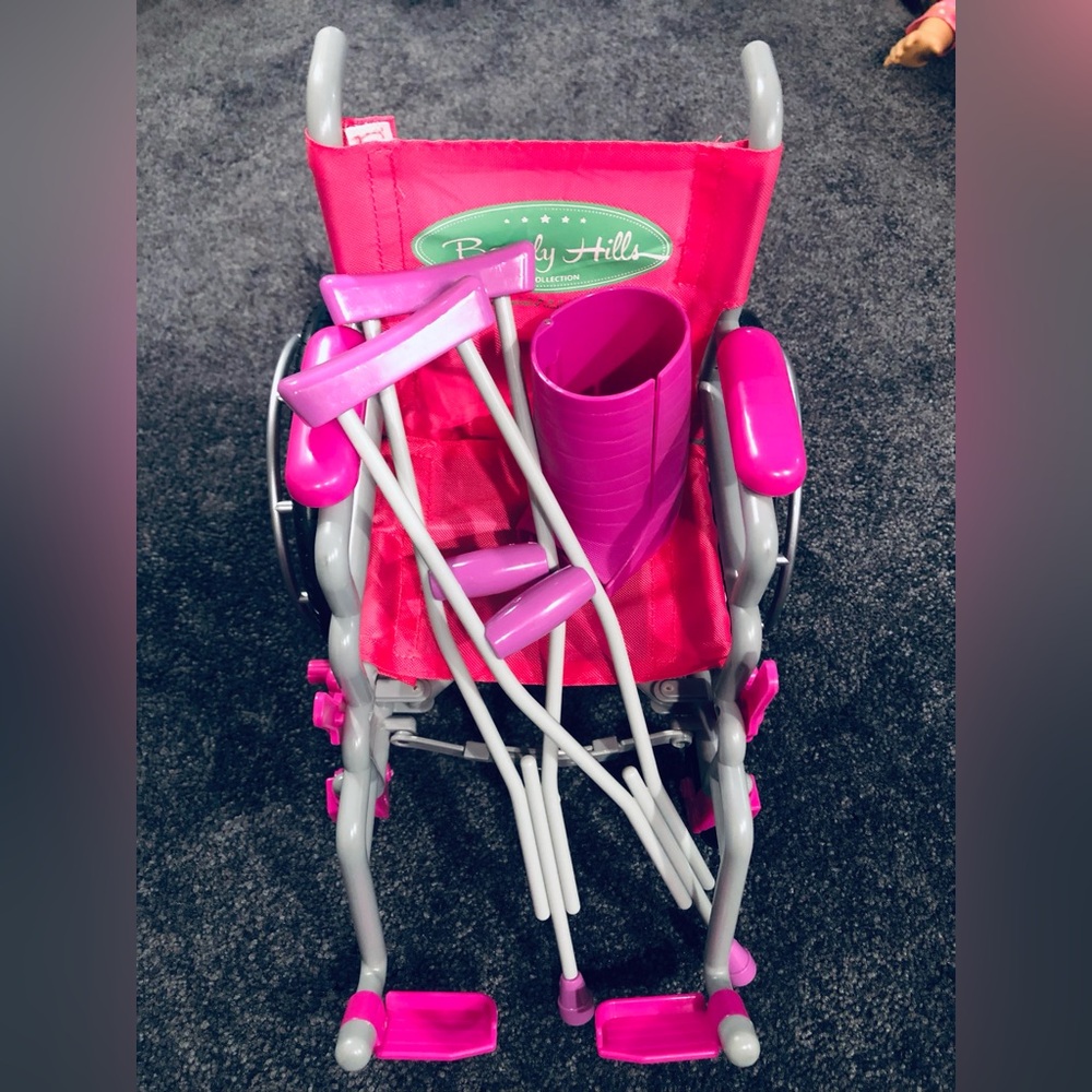 Doll Wheelchair Set